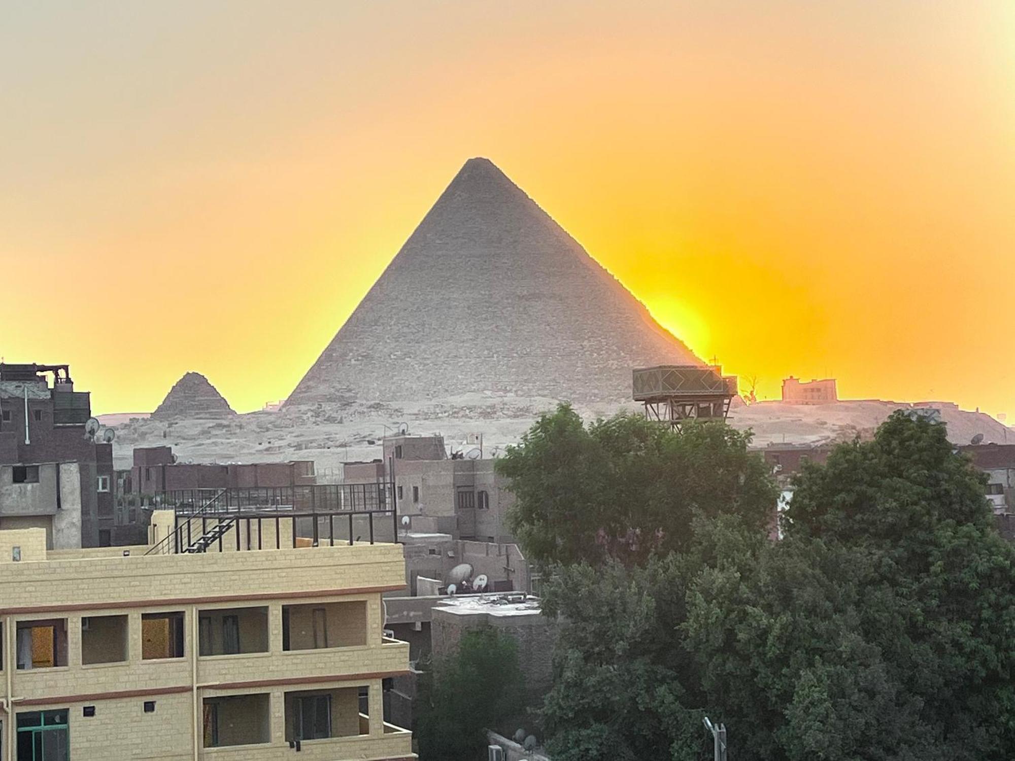 El Aida Pyramids View Hotel Kafret el-Gabal Exterior foto