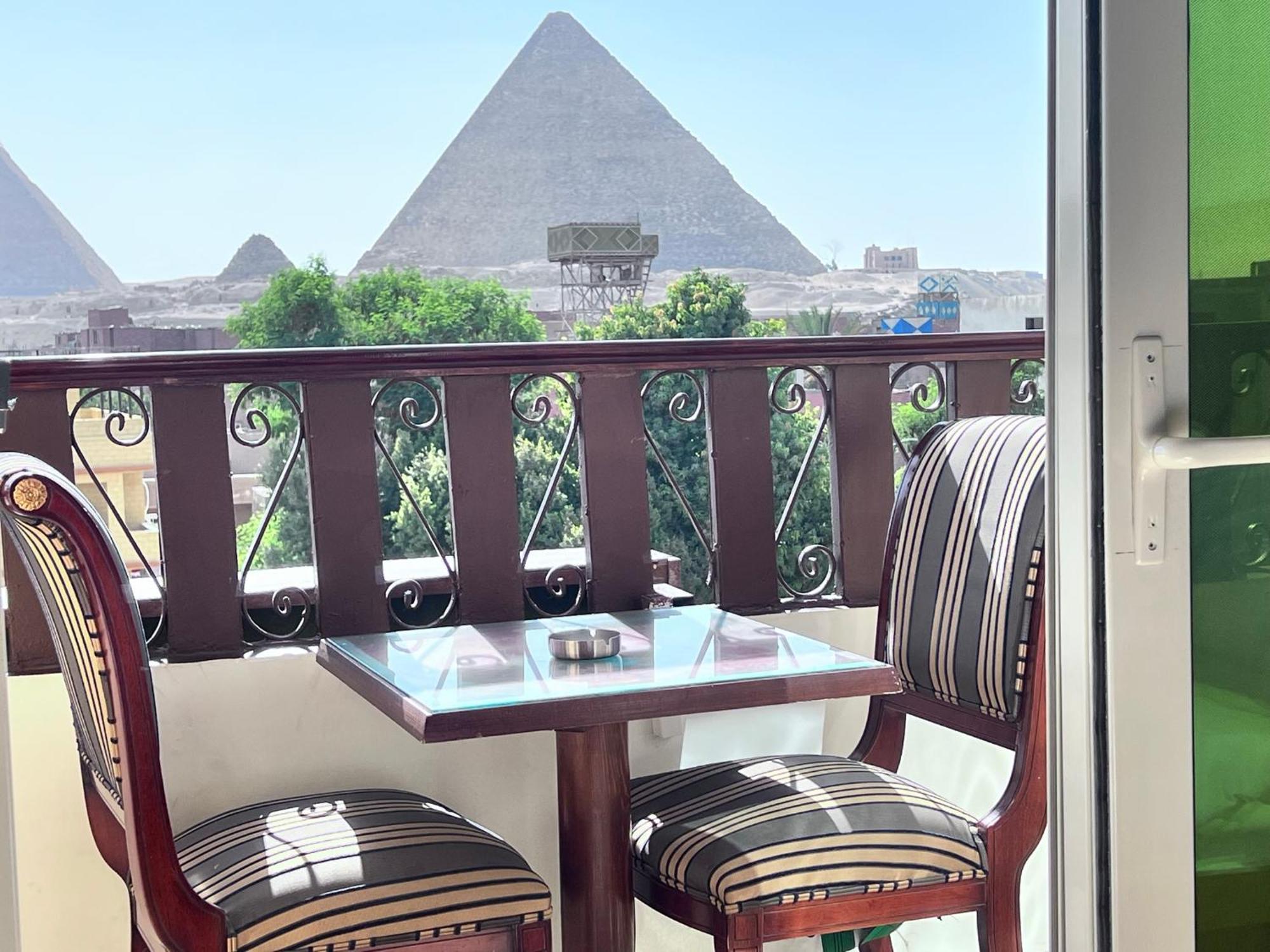 El Aida Pyramids View Hotel Kafret el-Gabal Exterior foto