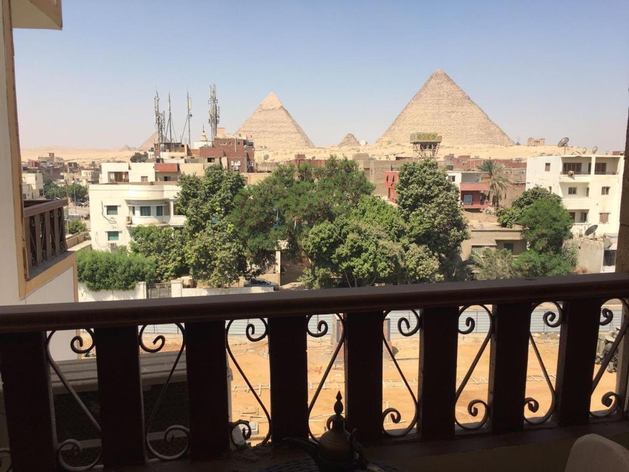 El Aida Pyramids View Hotel Kafret el-Gabal Exterior foto