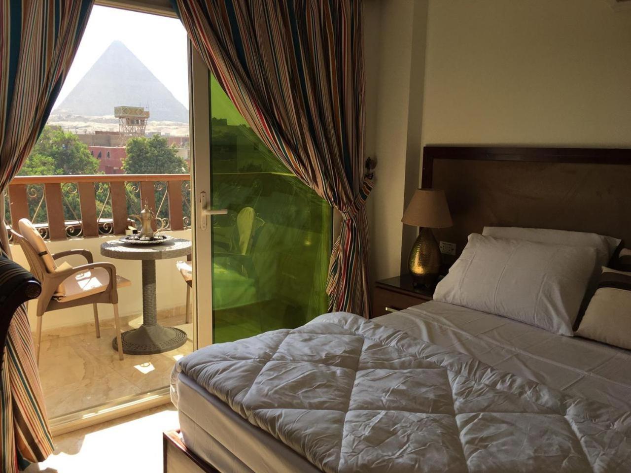 El Aida Pyramids View Hotel Kafret el-Gabal Exterior foto