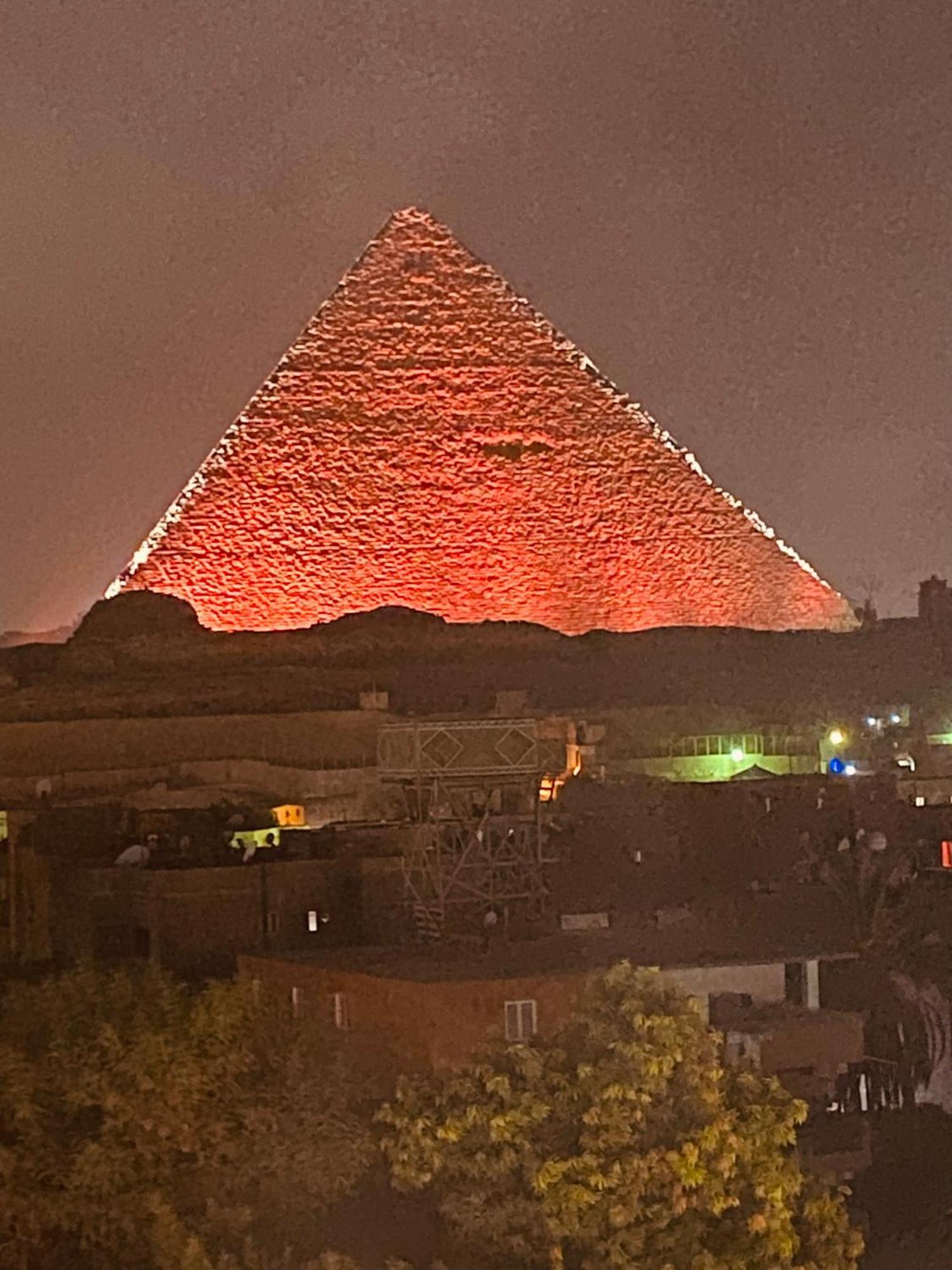 El Aida Pyramids View Hotel Kafret el-Gabal Exterior foto
