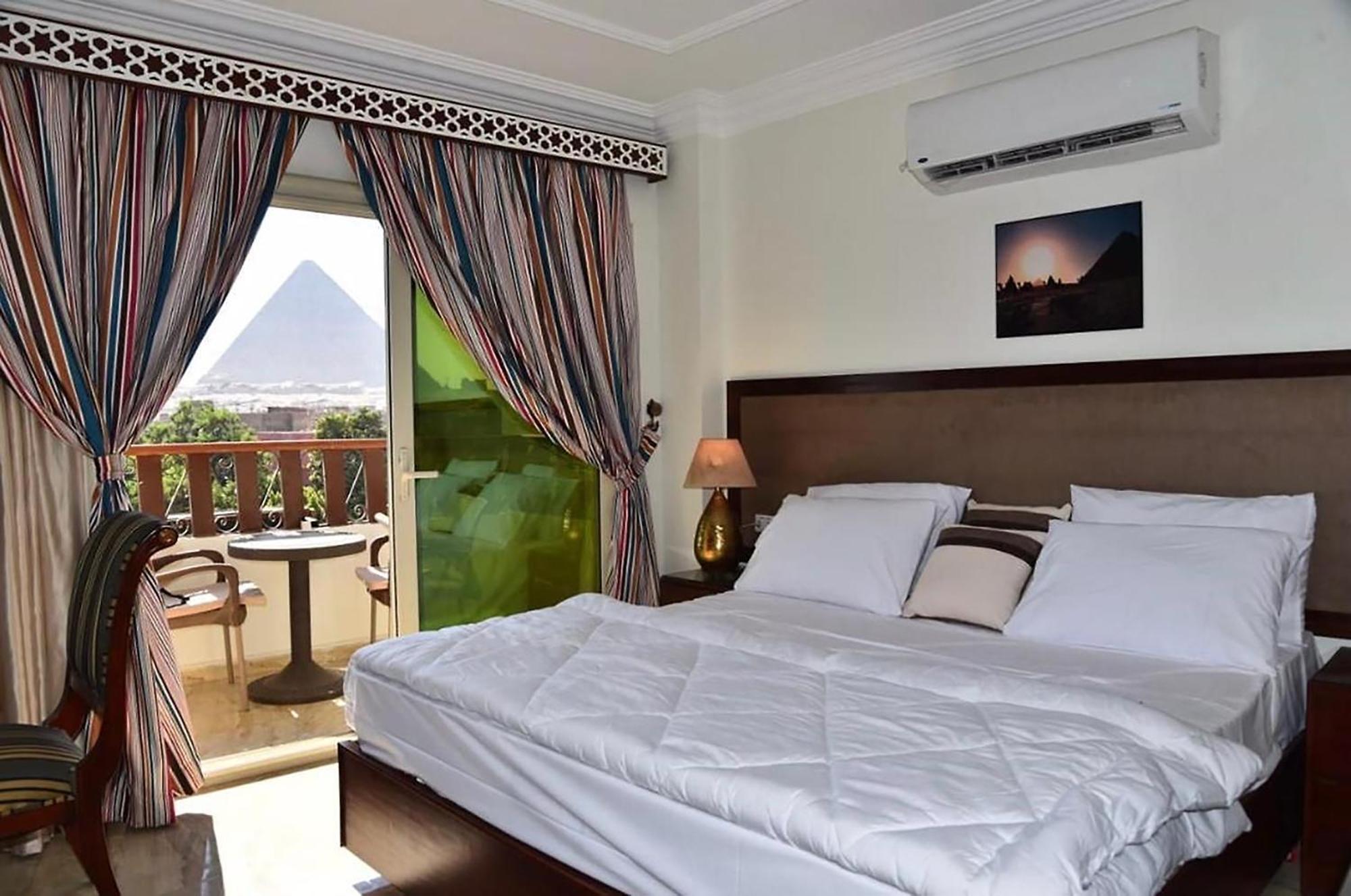 El Aida Pyramids View Hotel Kafret el-Gabal Exterior foto