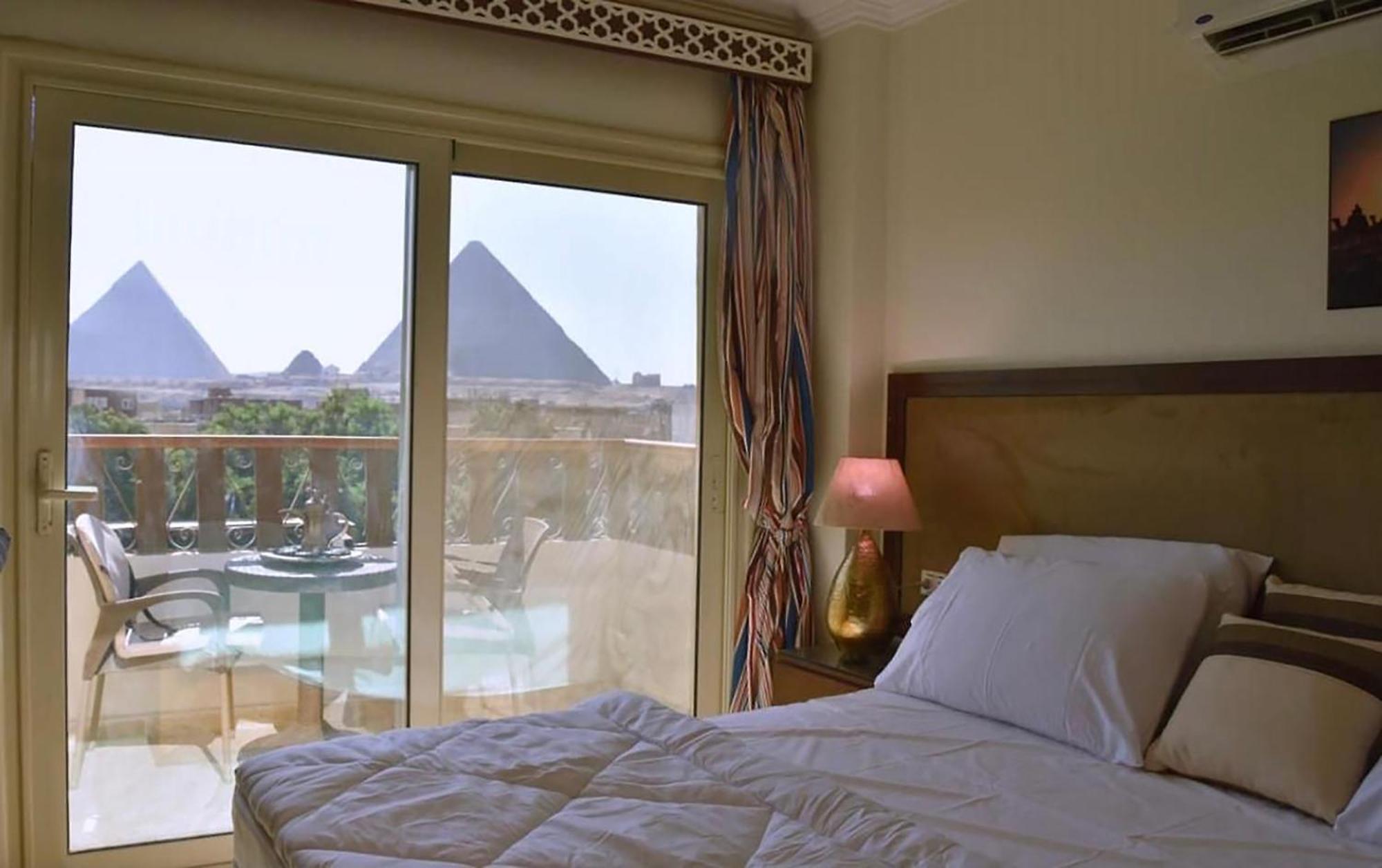 El Aida Pyramids View Hotel Kafret el-Gabal Exterior foto