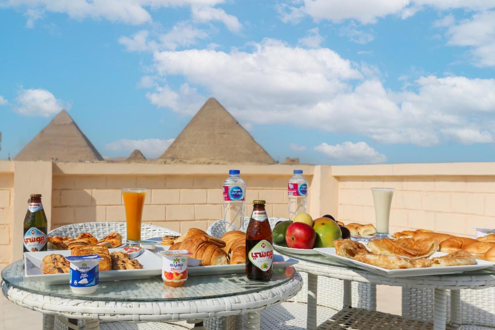 El Aida Pyramids View Hotel Kafret el-Gabal Exterior foto